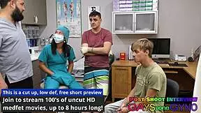 Hey, Franks getting his football physical from Dr. Canada with some close-up fingering and foot fetish action 😏