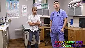 Hey, Franks getting his football physical from Dr. Canada with some close-up fingering and foot fetish action 😏