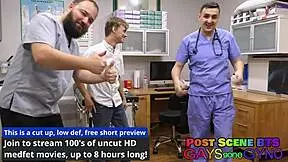 Hey, Franks getting his football physical from Dr. Canada with some close-up fingering and foot fetish action 😏