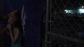 I picked up a stranded teen and fucked her roughly in public