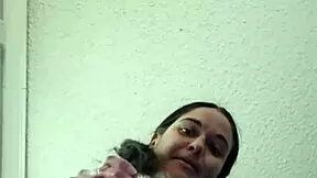 Emy Angel Boldly Caresses Her Petite Pussy