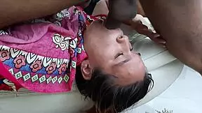 i give delicious blowjobs to my stepbrothers rich cock on bed