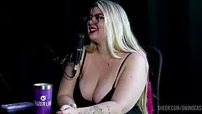 Compilados Da Alice Monteiro In Swing Cast With Tifany Rocha - Parte 1 Features Outdoor Public Action On Sheer Red.