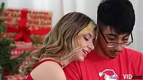 Teen Getting Merry Creampie In Front Of Stepmom