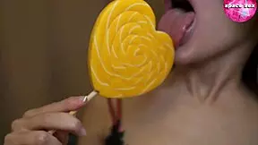 fantastic girl with big ass, ride this huge rubber cock quick - amateur