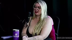 Compilados Da Alice Monteiro In Swing Cast With Tifany Rocha - Parte 1 Features Outdoor Public Action On Sheer Red.