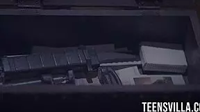 Threesome Seth Gamble Maddy May Melissa Stratton