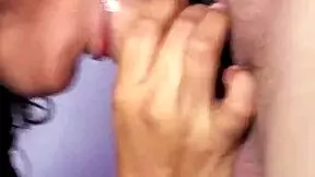 Sexy Mexican Sucking Huge Cock