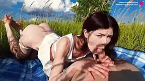 hot wife tests stamina of hard boner with her unshaved pussy and grippiest meaty lips in nature