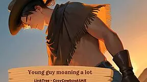 Young Guy Moaning Intensely During Solo Orgasm With Friend Watching