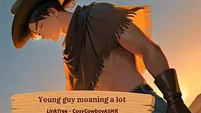 Young Guy Moaning Intensely During Solo Orgasm With Friend Watching