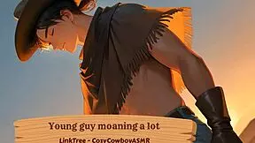 Young Guy Moaning Intensely During Solo Orgasm With Friend Watching