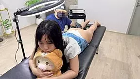 Cute girl seduces tattoo artist in horny doggystyle orgasm!