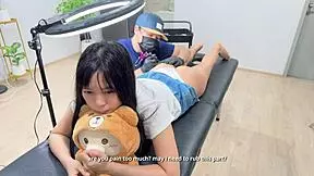 Cute girl seduces tattoo artist in horny doggystyle orgasm!