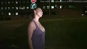 Krystal swift big tits star in public orgy through car window