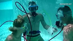 I... I cum everywhere in the pool from Cruz's blowjobs.