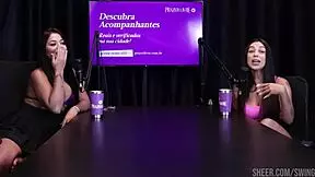 didy reis and tifany rocha share intense casting compilation in sheer red