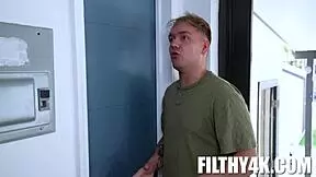 petite stepsis with big ass in pov video