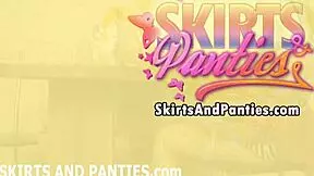 Teen Rips Clothes To Show Cute Panties