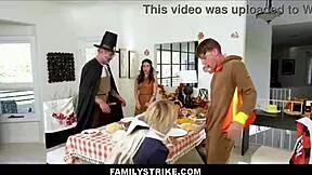 uh, i saw familystrokes with hot family thanksgiving dinner groupsex involving stepmom stepson stepdaughter stepdad - chanel camryn tiffani madison mike mancini rion king