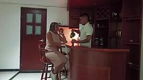 At my usual bar, I took a drink and fucked the new bartender.