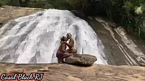 Amandinha Black RJ And Edu Black RJ Ventured Into Nature For Interracial Massage But Ended Up With Monster Cock Pussy Action In A Magical Spot.