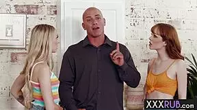 petite teens lily larimar and aliya brynn after massage