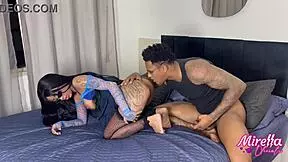 hey, that big black dick made my brazilian pussy drip cum after anal orgasm.