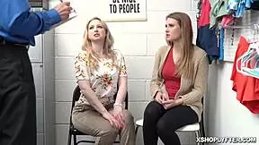 Shoplifter ashley lane bend over for hard fucking