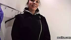 Adorable Czech Kitten Seduced in Hypermarket! Drilled in POV with Huge Cock!