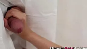 Amateur brunette teen performs blowjob and facial cumshot in missionary taboo scene