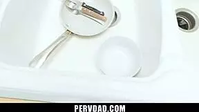 Teen Dresses Sexy For Stepdad Intense Fucking