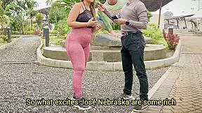 I had sex with my stepsister Danna Paola, she's got a huge ass and we did doggystyle, oh man!