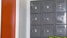 Teenager in uniform handles a challenging situation.