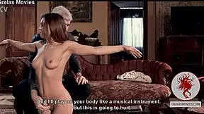 petite russian pornstar cries in kinky bdsm scene