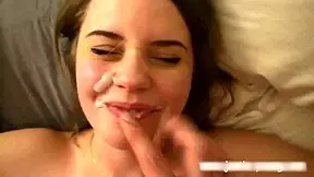 Young girl with baby face and big breasts enjoys deep conversations and beauty.