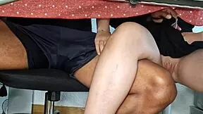 Carla feels hot in restaurant keeps riding caught