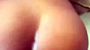 My girlfriend's big black cock makes her my submissive slut, oh god