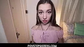 hey, what won't this stepsister do for her stepbro to get that new laptop with creampie pov?