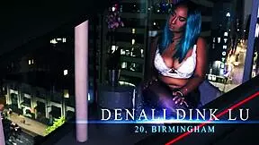 Gorgeous british teen fingers her big tits solo until she cums hard!