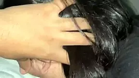 Young 18 Year Old Latina Screams Riding Boyfriend's Best Friend For His Car