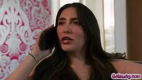 Jane Wilde breaks rules on purpose so babysitter Lilly Bell spanks her hard in domination