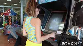 zoe foxx is sucking my cock so deep in this nasty pov life scene and her tight pussy feels amazing