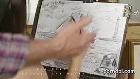 Cuddly Is Teased And Shagged By Older Tutor