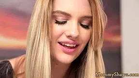 That lesbian milf is scissoring with her stepdaughter