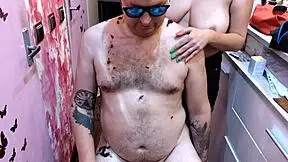 Barber Babe With Perfect Natural Tits!