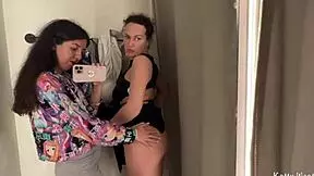 uh those two horny bitches getting wild in the public locker room y'know