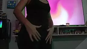 i'm in the bedroom with this cute fat amateur girl, we did sensual foreplay and fetish stuff with my cock, but this guy will be virgin forever lol