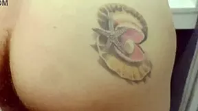 i come to fuck my pretty redhead neighbor's hairy pussy and cum on her ass 😏