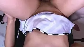 Petite Latina College Student Impresses Teacher with Skills, Invites Him Home for More